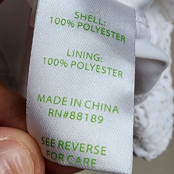 Lilly Pulitzer White La Fortuna Gypsea Lace Dress XS - Picture 10 of 15